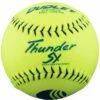 Coupon ⭐ Dudley 12" Thunder SY 40/325 USSSA Slowpitch Synthetic 🥎 Softballs, dz ⌛