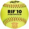 Best Pirce ⭐ Rawlings 12" ASA RIF Level 10 Synthetic Fastpitch 🥎 Softballs, R12RYSA , dz 🌟