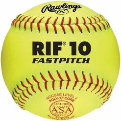 Deals 🔔 Rawlings 11" ASA RIF Level 10, Synthetic Fastpitch 🥎 Softballs, RIIRYSA, dz 🌟