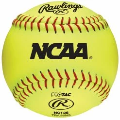 New 🌟 Rawlings 12" NC12S Fastpitch Soft Core Training 🥎 Softballs, dz 😍