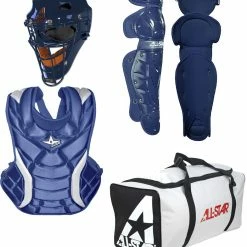 Coupon 🔥 All Star CKW13.5PS Fastpitch 🥎 Softball Catcher's Gear Kit, AGE 9-12 Black ⌛