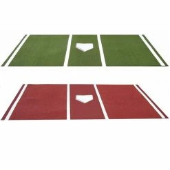 Best Pirce 👍 6'x12' Lined Batting Turf Mat Pro Green 😍