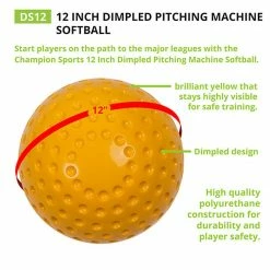 Outlet ๐ Champion 12" Dimpled Pitching Machine ๐ฅ Softballs, DS12 ๐ 5 Outlet ๐ Champion 12" Dimpled Pitching Machine ๐ฅ Softballs, DS12 ๐ -Softball Online Shop a33 775 new dia