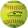 Cheap 😍 Champro 12" CSBPMB Leather Pitching Machine 🥎 Softballs 🎉