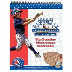 New 💯 Baseball by the Numbers Youth Pitch Count Scorebook 🛒