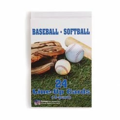 Cheapest 🤩 Athletic Connection ⚾ Baseball/Softball Line-Up Card Booklet 🔔