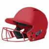 Best Pirce 😀 Champro HX Rise Fastpitch Matte Batting Helmet w/Faceguard Royal 💯