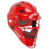 Flash Sale 😍 All Star MVP2310SP Catcher's Helmet, YOUTH Scarlet 💯