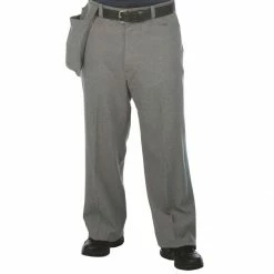 Deals 🔔 Dalco D9200 Plain Front Umpire Pants, Gray 🎉