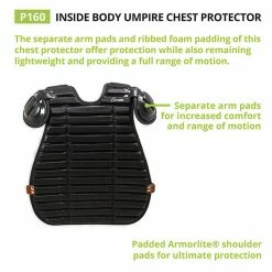 Wholesale ⭐ Champion Inside Umpire Chest Protector, P160 💯 -Softball Online Shop a34 690 new 02