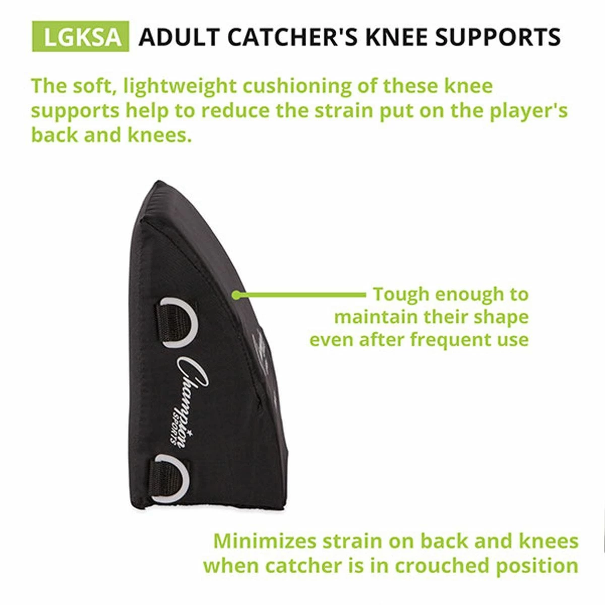 Flash Sale ๐ Champion ADULT Catcher's Knee Supports, LGKSA โจ 4 Flash Sale ๐ Champion ADULT Catcher's Knee Supports, LGKSA โจ - Image 4