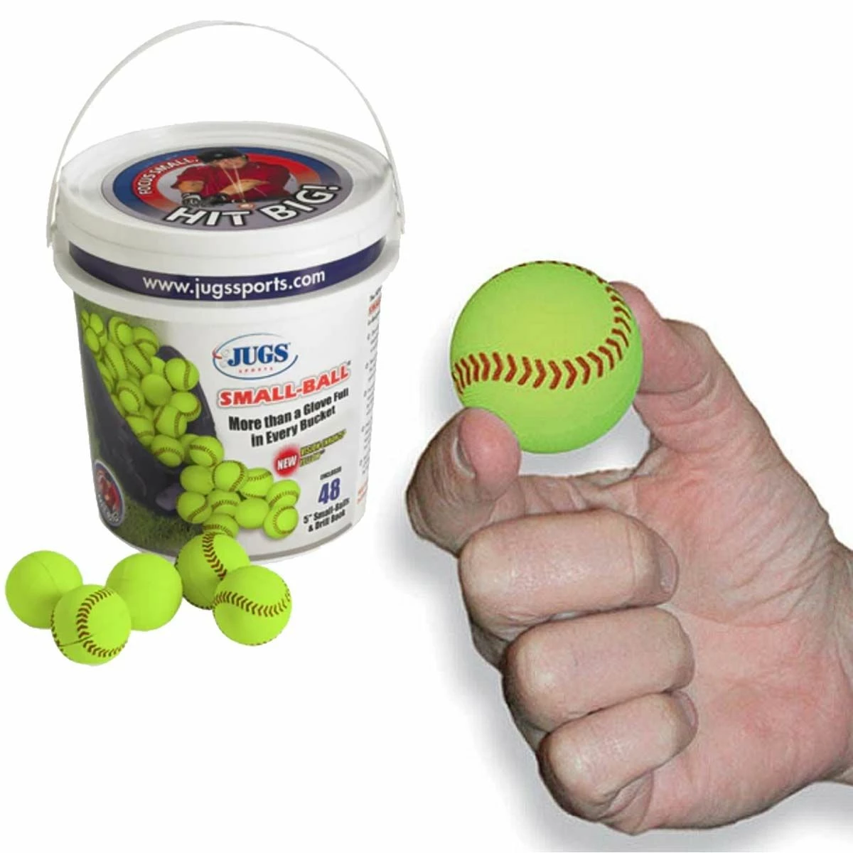 Budget π€© Jugs B1540 Small-Ball Bucket of 48 balls π 2 Budget π€© Jugs B1540 Small-Ball Bucket of 48 balls π - Image 2