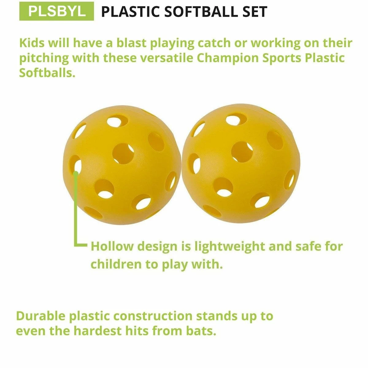 Brand new โ Champion 12pk Sport ๐ฅ Softballs, PLSBYL โญ 2 Brand new โ Champion 12pk Sport ๐ฅ Softballs, PLSBYL โญ - Image 2