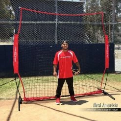 Best Pirce 😀 POWERNET 8'Hx8'W Portable Barrier Sport Net 🎉 -Softball Online Shop a63 355 2