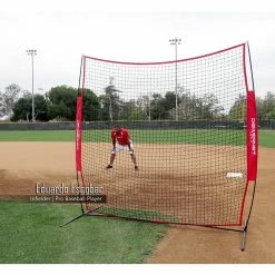 Best Pirce 😀 POWERNET 8'Hx8'W Portable Barrier Sport Net 🎉 -Softball Online Shop a63 355 3