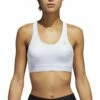 Outlet 🛒 Adidas Alphaskin Sports Bra White 🌟