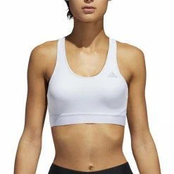 Outlet π Adidas Alphaskin Sports Bra White π