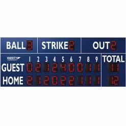 Brand new ๐ Varsity Scoreboards 3320 โพ Baseball-Softball Scoreboard, 20'W x 8'H โญ