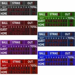 Brand new 🎁 Varsity Scoreboards 3320 ⚾ Baseball-Softball Scoreboard, 20'W x 8'H ⭐ -Softball Online Shop a91 162 new 21 colors 1