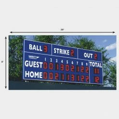Brand new 🎁 Varsity Scoreboards 3320 ⚾ Baseball-Softball Scoreboard, 20'W x 8'H ⭐ -Softball Online Shop a91 162 new 21 dims
