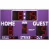 Outlet 🧨 3312LED ⚾ Baseball / 🥎 Softball Scoreboard w/ Timer, 8'W x 5'H 😍
