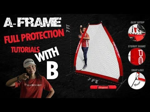 Best deal 👍 POWERNET Pop Up A-Frame Pitching Screen 🎁 2 Best deal 👍 POWERNET Pop Up A-Frame Pitching Screen 🎁 - Image 2